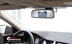 COMPASS LCD displej, spätné zrkadlo