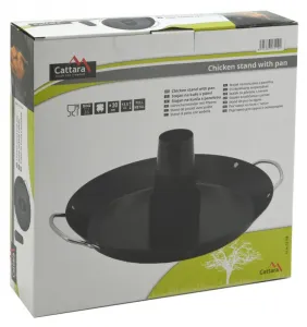 CATTARA Grilovací stojan s panvicou, priemer 30 cm