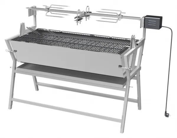 CATTARA Gril PIGLET s elektrickým ražňom, 138 x 96 x 62 cm
