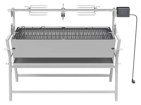 CATTARA Gril PIGLET s elektrickým ražňom, 138 x 96 x 62 cm