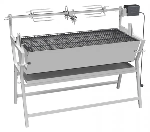 CATTARA Gril PIGLET s elektrickým ražňom, 138 x 96 x 62 cm