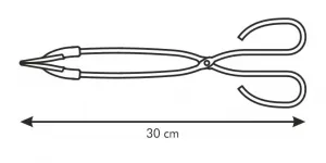Kliešte na grilovanie  nylonové PRESTO 30 cm
