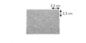 Samolepiace podložky pod nábytok PRESTO 25 x 25 mm, 24 ks
