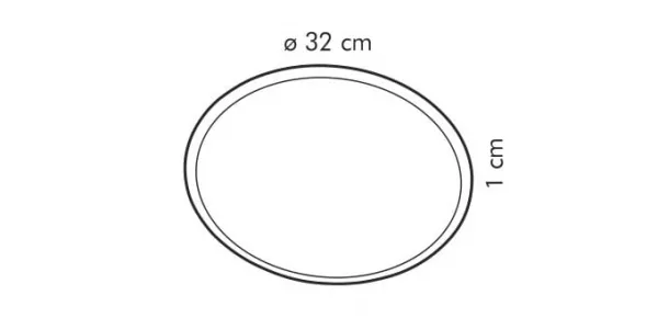 Kinekus Forma na pizzu DELÍCIA, 32 cm