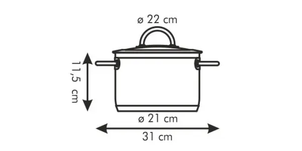 Kinekus Kastról VISION o 22 cm s pokr. 4,0L