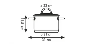 Kinekus Kastról VISION o 22 cm s pokr. 4,0L