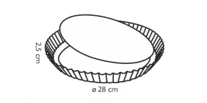 Forma s vln.okr.+odn.dnom DELÍCIA ø28cm