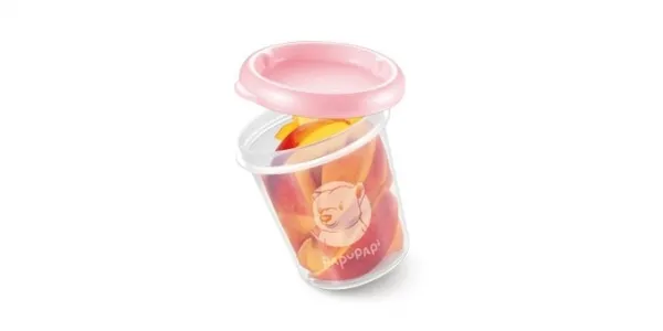TESCOMA Dóza PAPU PAPI 200 ml, 2 ks, ružová
