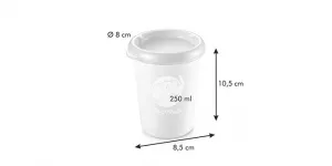TESCOMA Dóza PAPU PAPI 250 ml, 2 ks, modrá