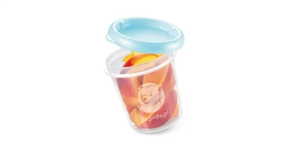 TESCOMA Dóza PAPU PAPI 200 ml, 2 ks, modrá