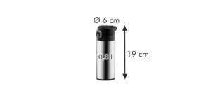 TESCOMA Sport termoska so zámkom CONSTANT 0,3 l, nerez