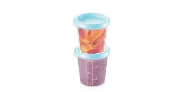 TESCOMA Dóza PAPU PAPI 200 ml, 2 ks, modrá