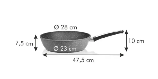 Panvica hlboká i-PREMIUM Stone ø 28 cm