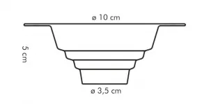 Násypka univerzálna PRESTO ø 10 cm