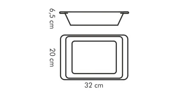TESCOMA Misa zapekacia obdĺžniková GUSTO 32x20cm