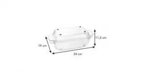 TESCOMA Pekáč s poklopom GrandCHEF 34x19 cm, sklenený