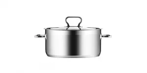 Kinekus Kastról nerez + pokrievka 24cm/5L HOME PROFI