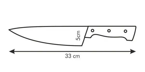 Nôž kuchársky HOME PROFI 20 cm