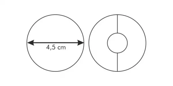 Kinekus Koliečko linecké DELÍCIA o4.5 cm