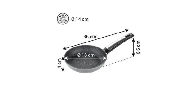 Panvica i-PREMIUM Stone ø 18 cm