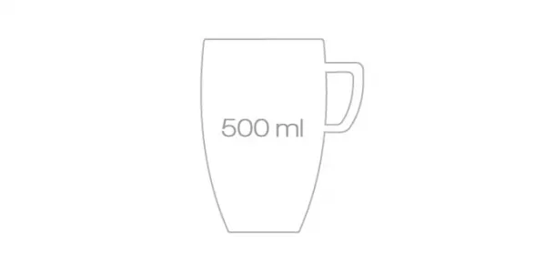 Hrnček na kávu latte CREMA