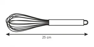 Šľahacia metla nerezová DELÍCIA 25 cm