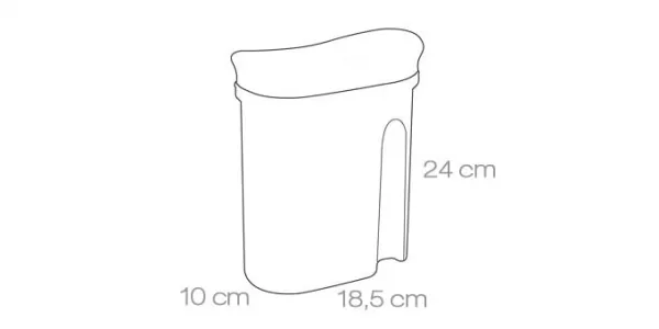 TESCOMA Dóza plastová 4 FOOD 2.0 L
