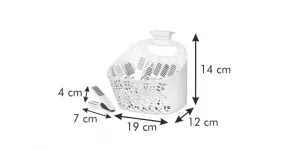 Štipce na prádlo v košíku CLEAN KIT, 20 ks