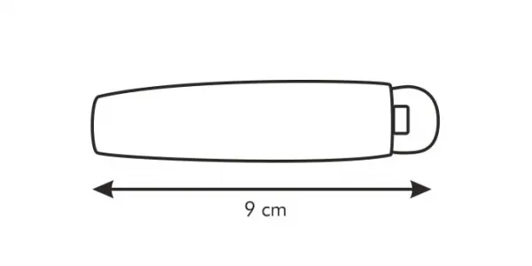 Svorka na vrecká PRESTO 9 cm, 6 ks