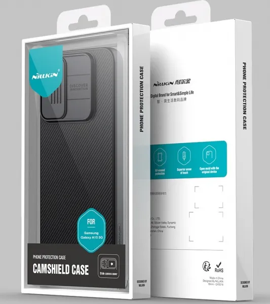 Nillkin CamShield Kryt pre Samsung Galaxy A15 5G, Čierny