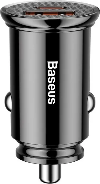 Baseus Circular PD QC4.0+ 5A 30W autonabíjačka (čierna) 017491