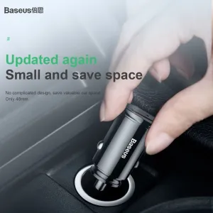 Baseus Circular PD QC4.0+ 5A 30W autonabíjačka (čierna) 017491