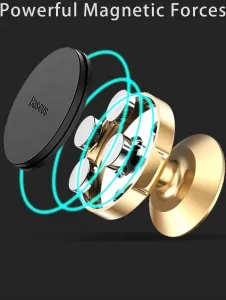 Magnetický držiak do auta Baseus na palubnú dosku - čierny 015844