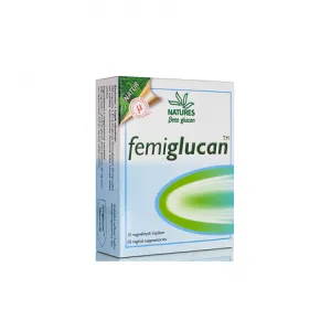Natures Femiglucan vaginálne čapíky 10 ks