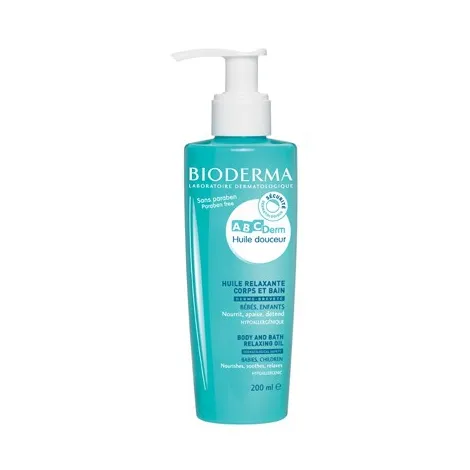 Bioderma ABCDerm masážny a relaxačný olej 200 ml