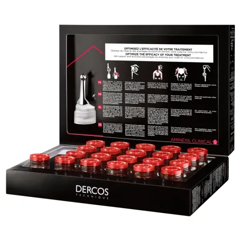 Vichy Dercos Aminexil clinical 5 viacúčelová kúra proti vypadávaniu vlasov pre mužov 21 x 6 ml