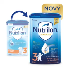 Nutrilon Advanced 3 batoľacia mliečna výživa v prášku (12-24 mesiacov) 800 g