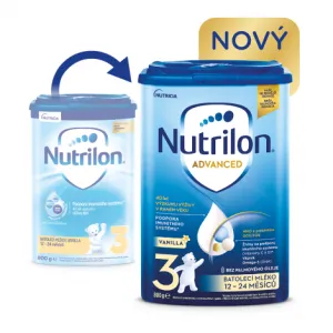 Nutrilon Advanced 3 VANILLA batoľacia mliečna výživa v prášku (12-24 mesiacov) 800 g