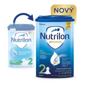 Nutrilon Advanced 2 následná mliečna dojčenská výživa v prášku (6-12 mesiacov) 800 g