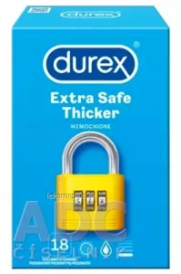 Durex Extra Safe Thicker prezervatívy 18 ks