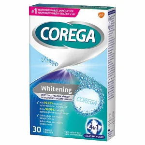 Corega Whitening Čistiace Tablety 30 ks