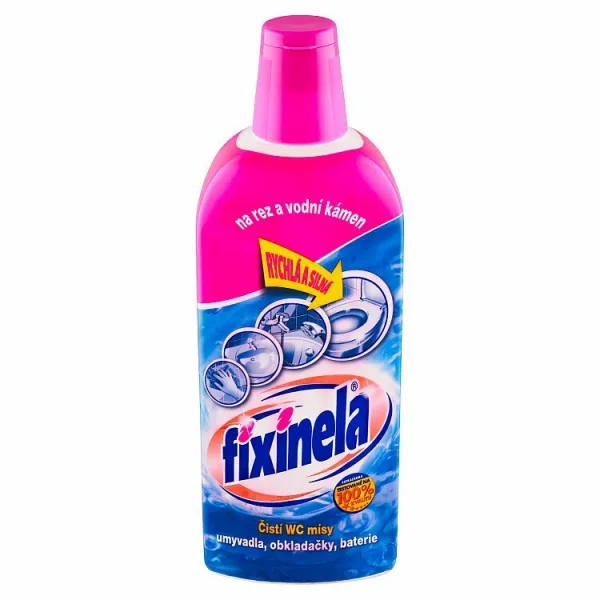Fixinela Čistič WC tekutý 500 ml ružová