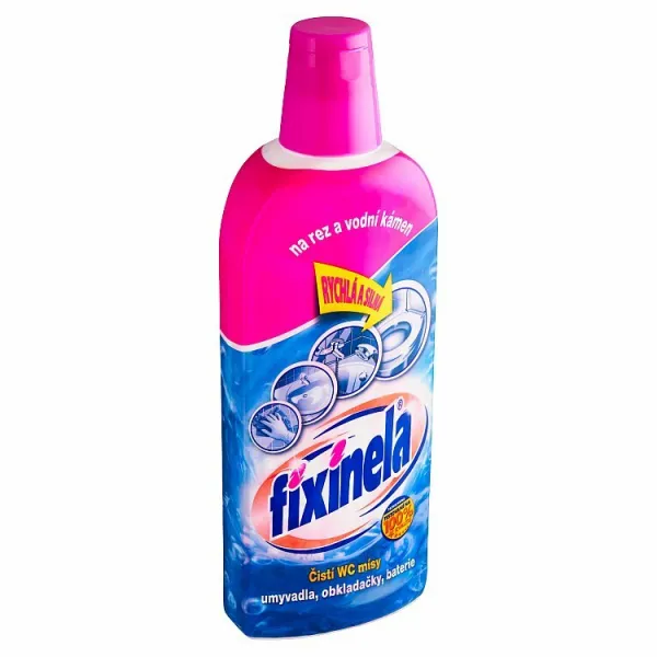 Fixinela Čistič WC tekutý 500 ml ružová