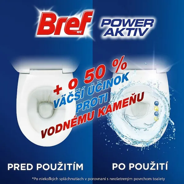 Bref Power Aktiv WC blok Ocean 3x50g
