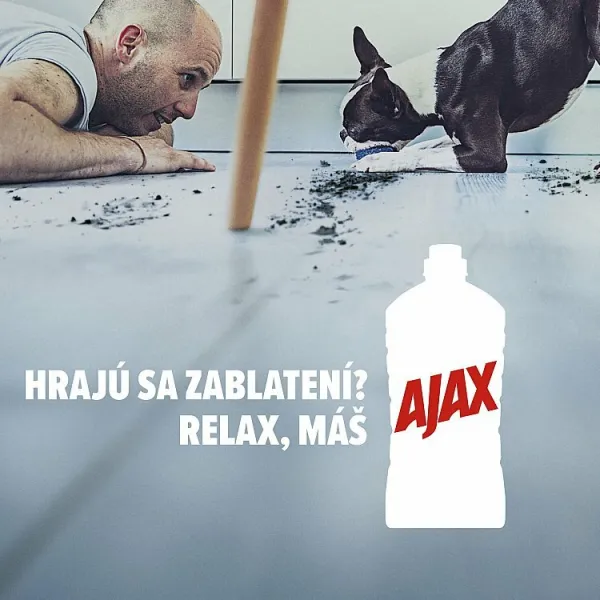 Ajax na podlahy Floral Fiesta 1 l Divé kvety (červený)