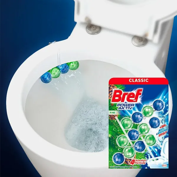 Bref Power Aktiv Pine WC blok 3x50 g