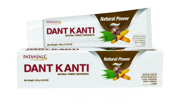 Ajurvédska zubná pasta Patanjali DANT KANTI Natural Power 150 g