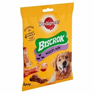 Pedigree Biscrok Multi zmes kuracie, hovädzie a jahňacie príchute 200 g