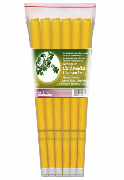 NaturheliX® Ušné sviečky TYMIAN-MATERINA DÚŠKA (set6)