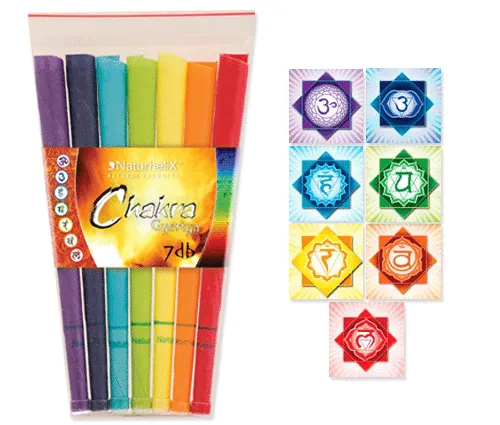 NaturheliX® Čakrové sviečky (set7ks)
